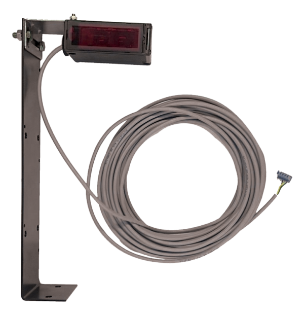Photocell for installation under low ceiling